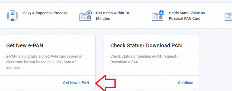 Apply Online Pan card